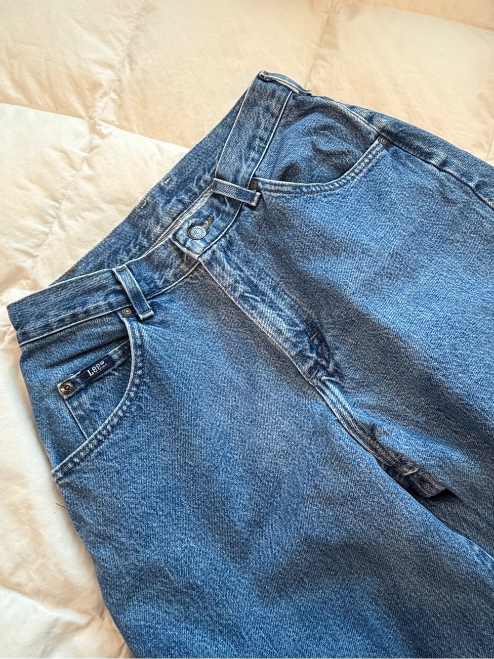 Lee Blue Relaxed Fit Jeans